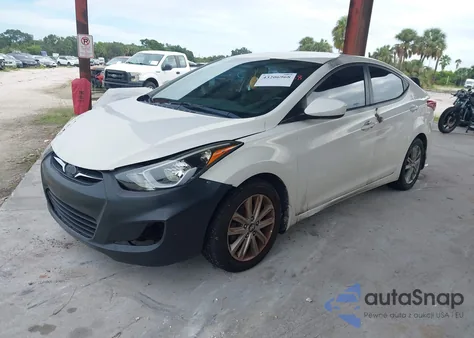 2014 Hyundai Elantra Se from USA, damaged, VIN 5NPDH4AE7EH519164